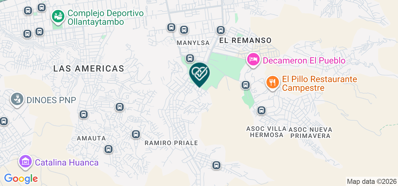 Mapa de Consultorio Odontológico Coral Dent