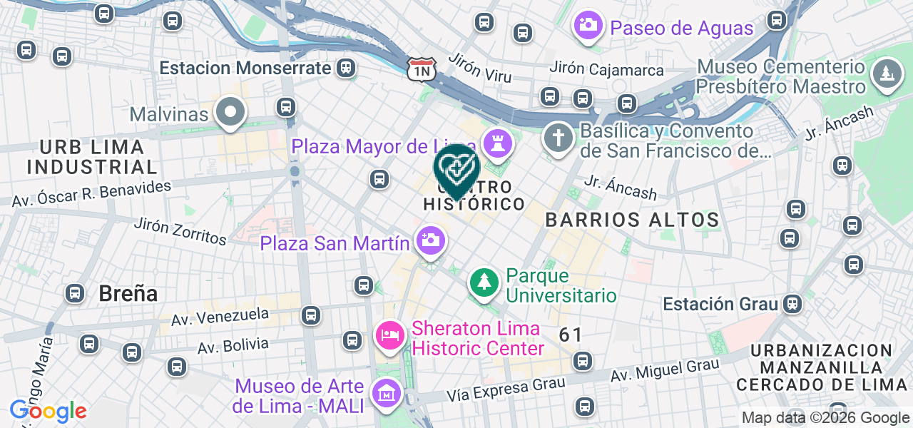 Mapa de Consultorios Especializados Médicos Cubanos