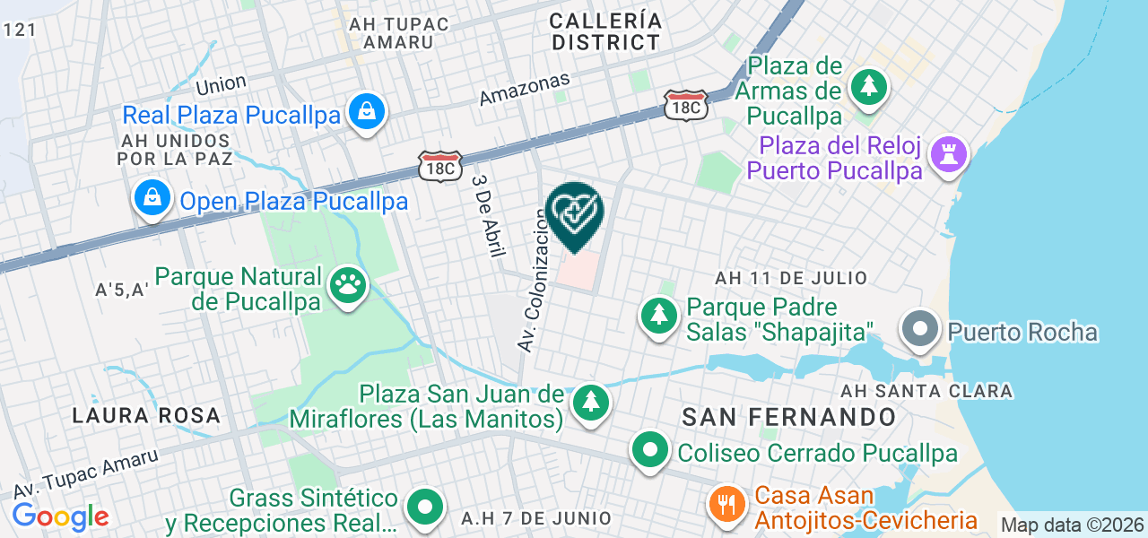 Mapa de Policlinico 2 de Mayo