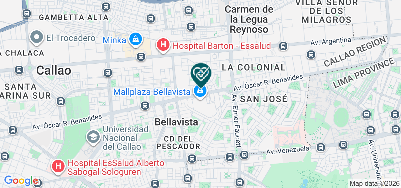 Mapa de Consultorio Odontologico Evadent