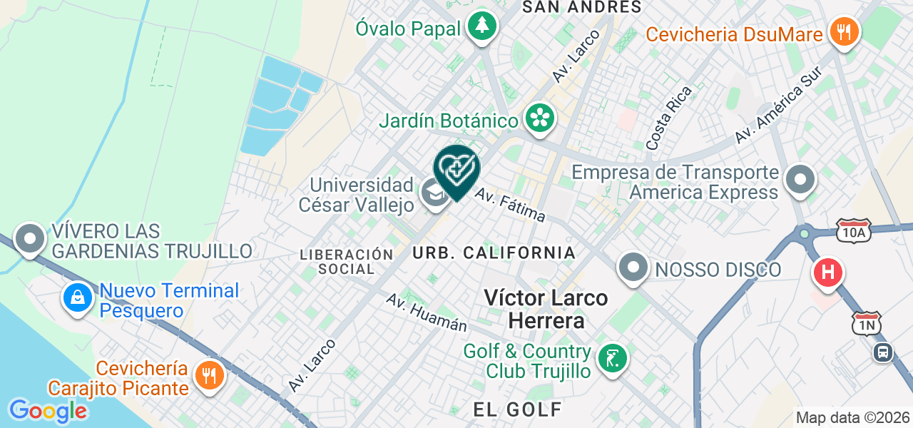 Mapa de Bioclinic