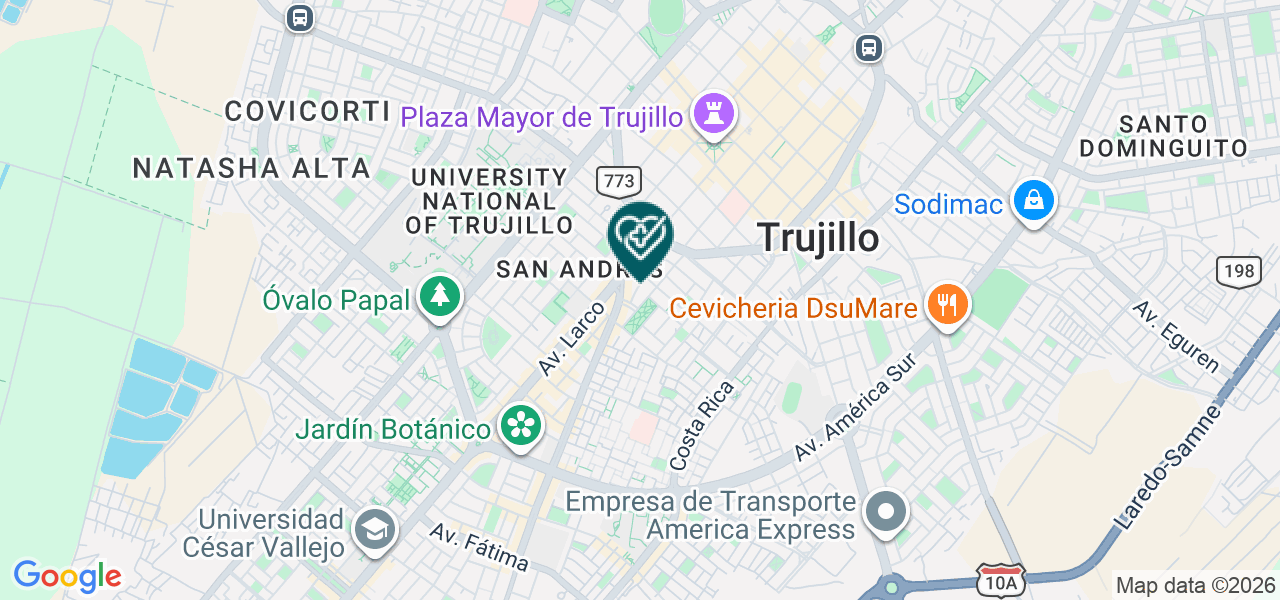 Mapa de San Roman Seguridad y Salud Ocupacional