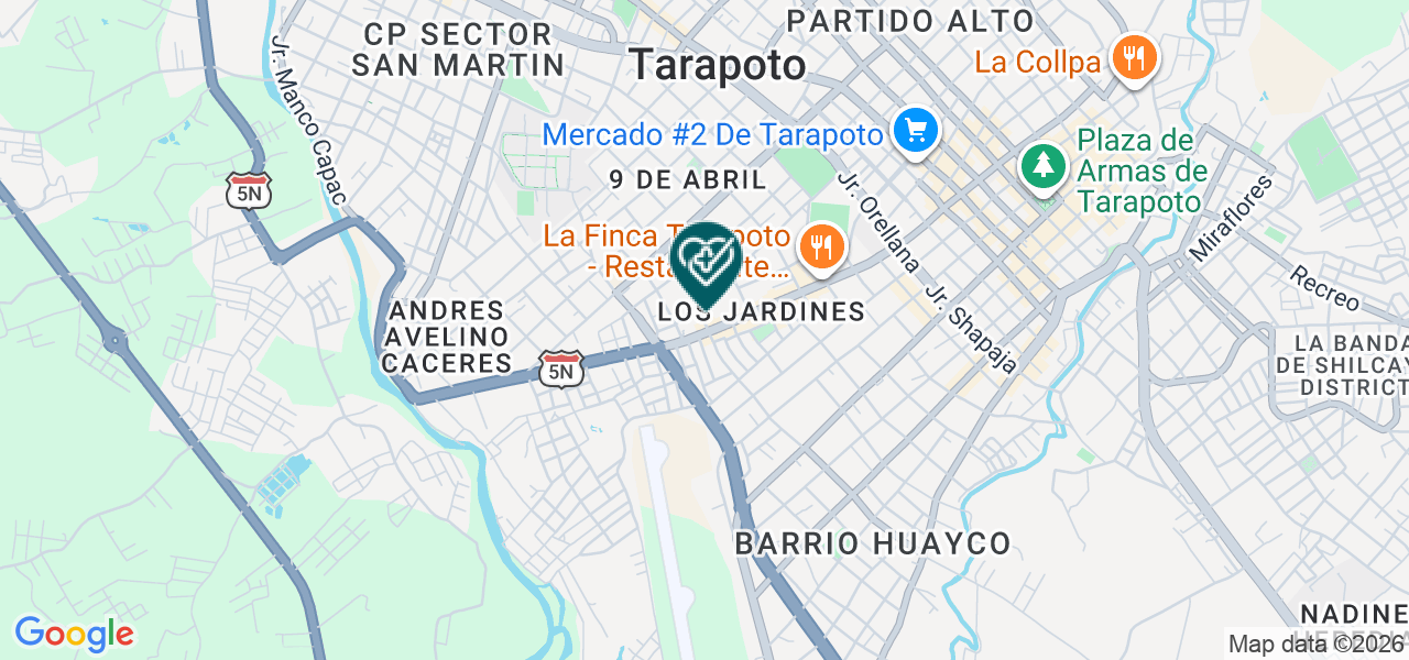 Mapa de Consultorio Dental Cardenas