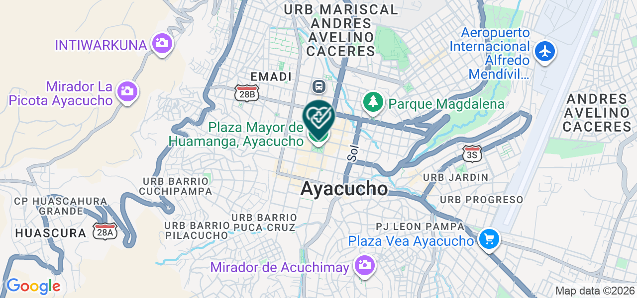 Mapa de Consultorio Odontologico Andree