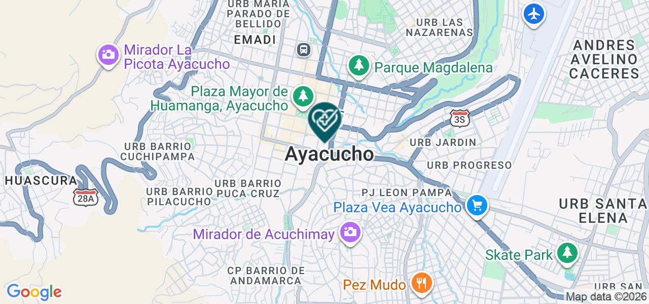 Mapa de Consultorio Dental Pomarcdent