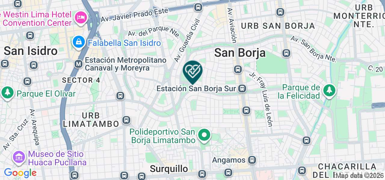 Mapa de Dra. Paola Colan Odontologia Especializada
