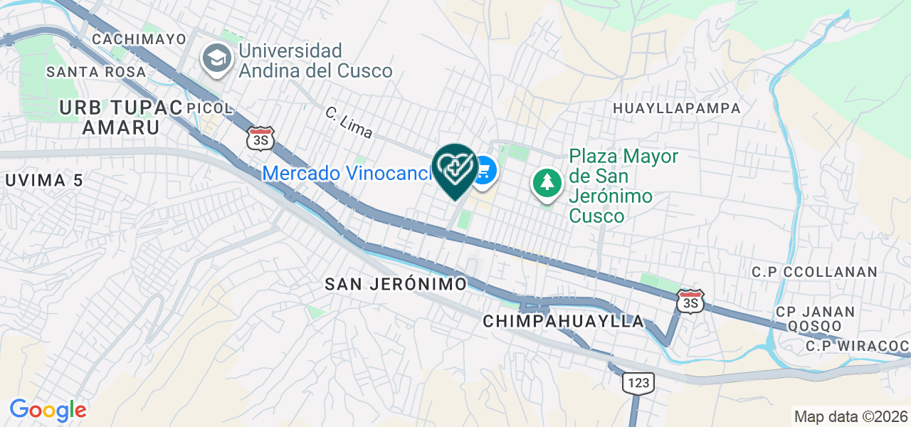 Mapa de Dental Roque