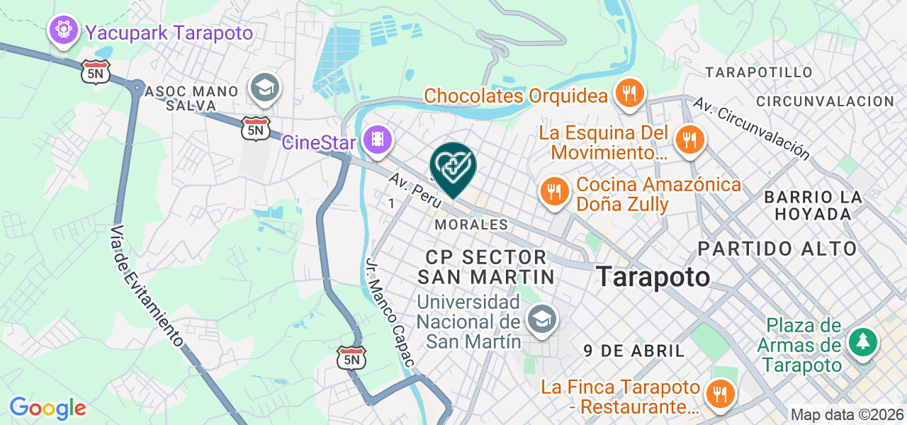 Mapa de Consultorio Odontológico Ramirez
