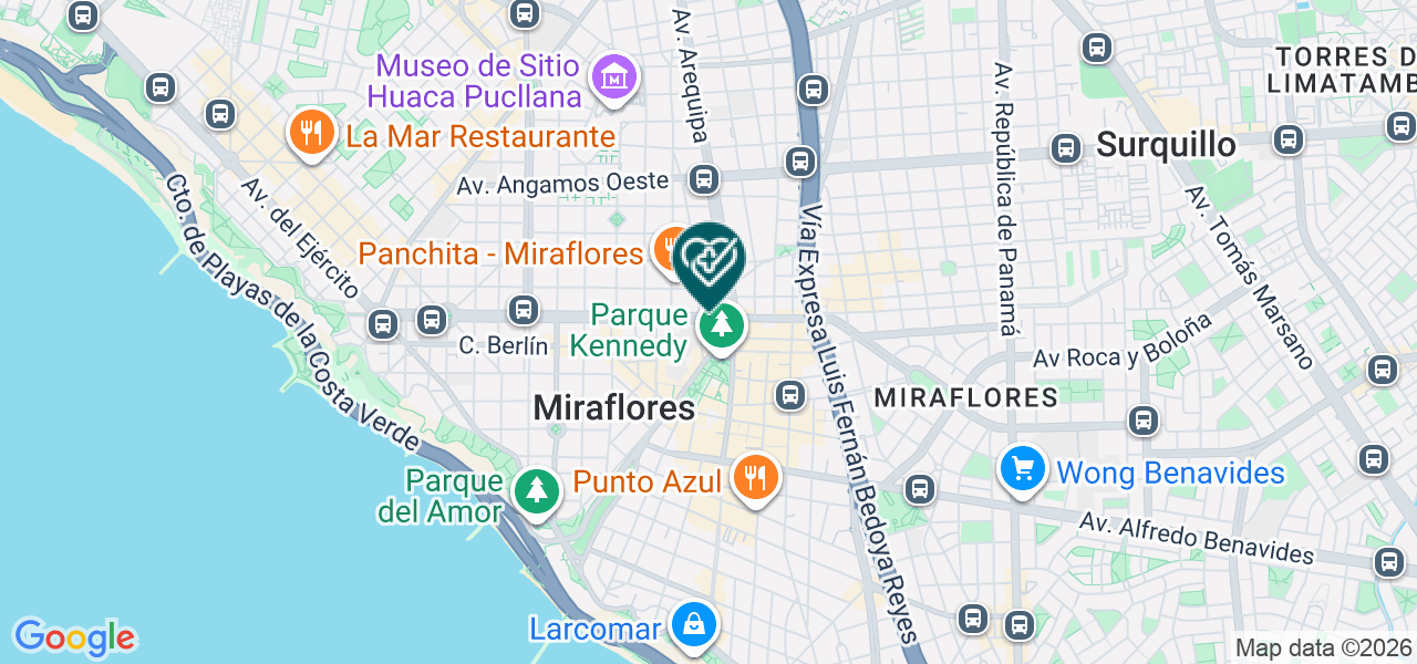 Mapa de Dra Karen Cueto