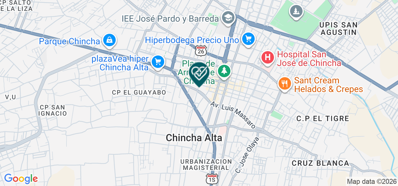 Mapa de Policlinico Yarmedex