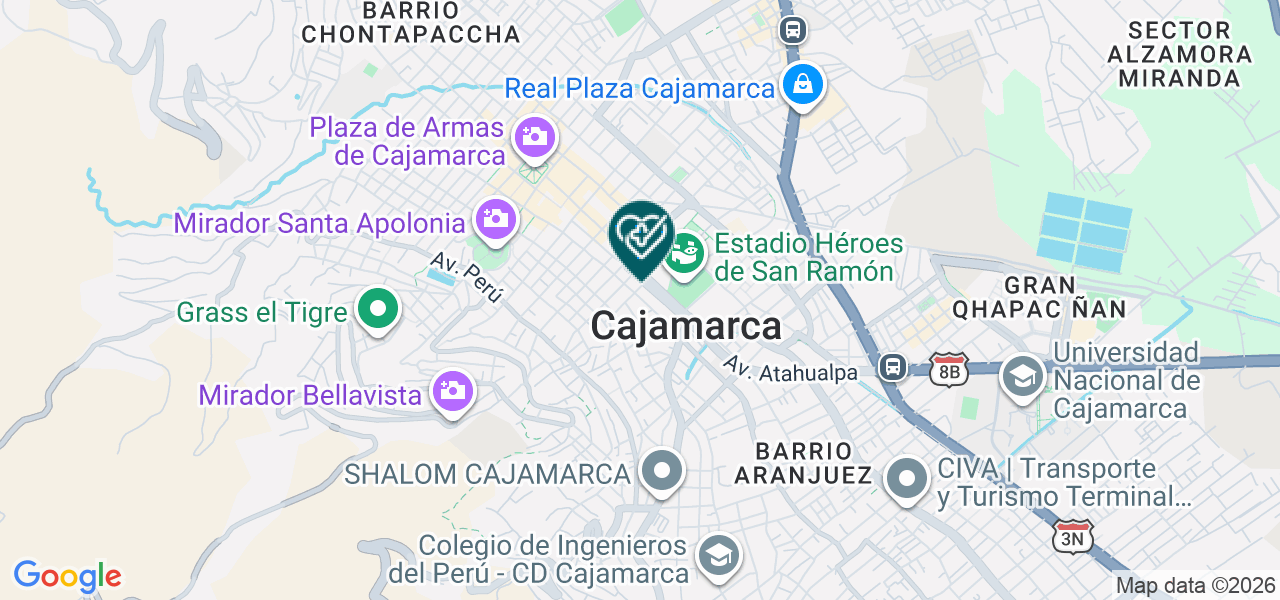 Mapa de Centro Odontológico Geralia