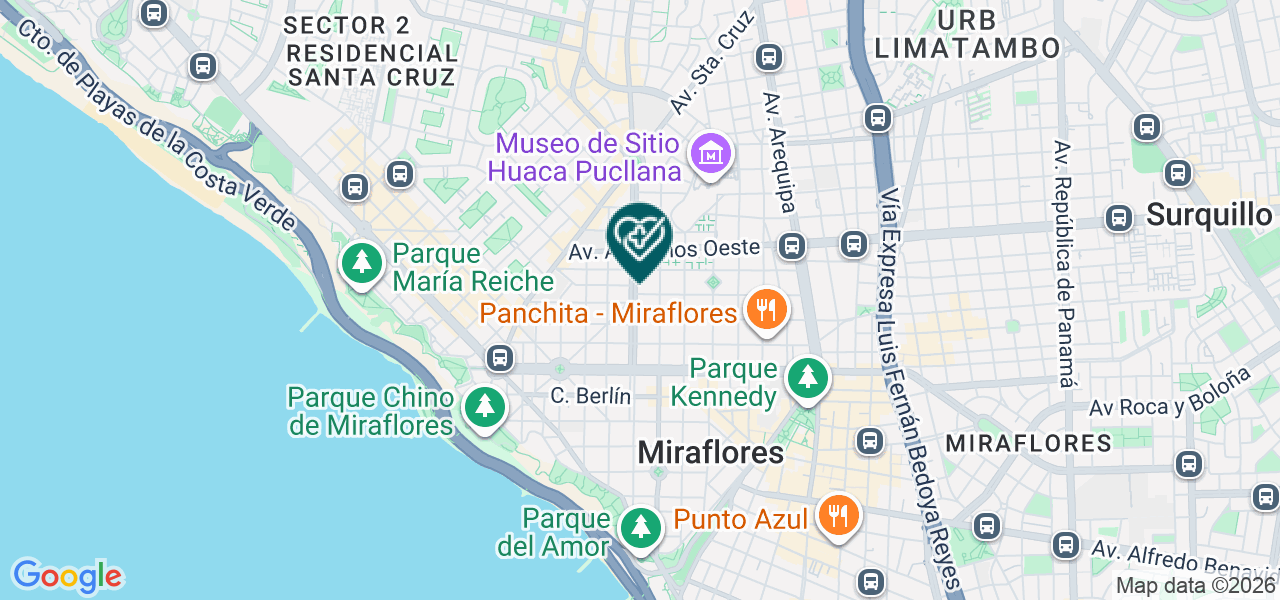 Mapa de Centro Médico Ocupacional Pulso Salud