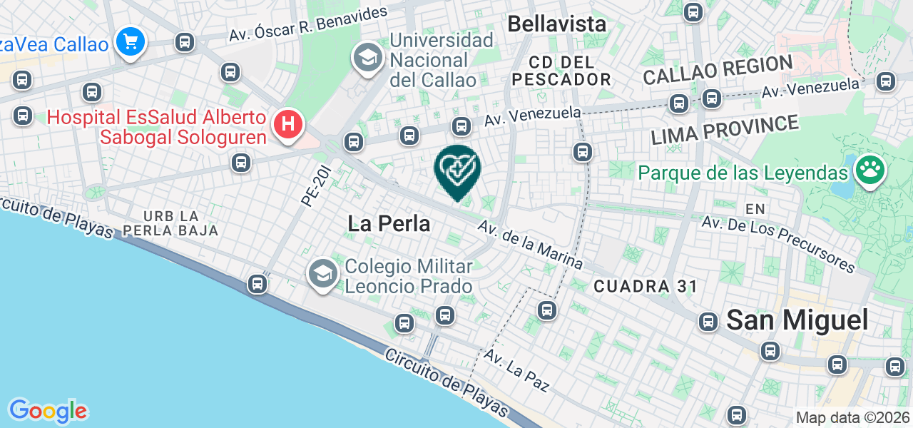 Mapa de Prevemedica