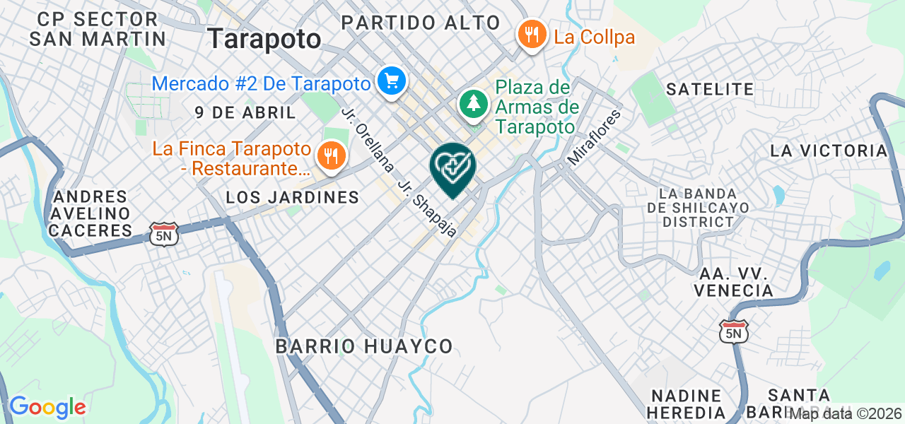 Mapa de Soluciones Medicas San Camilo