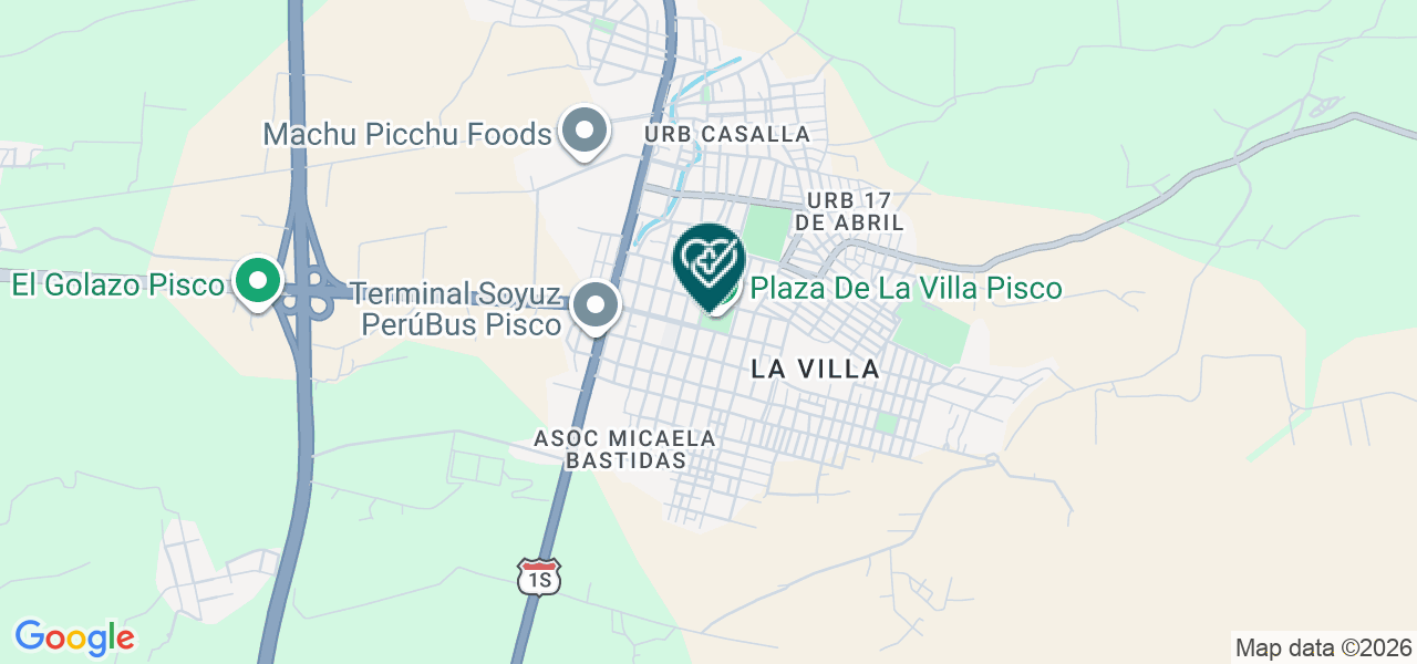 Mapa de Centro de Diagnostico Vida