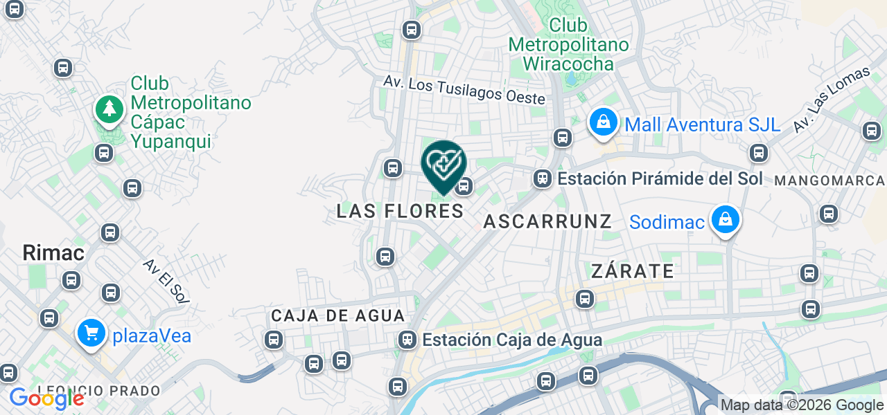 Mapa de Aravi Centro Psicológico y Terapéutico