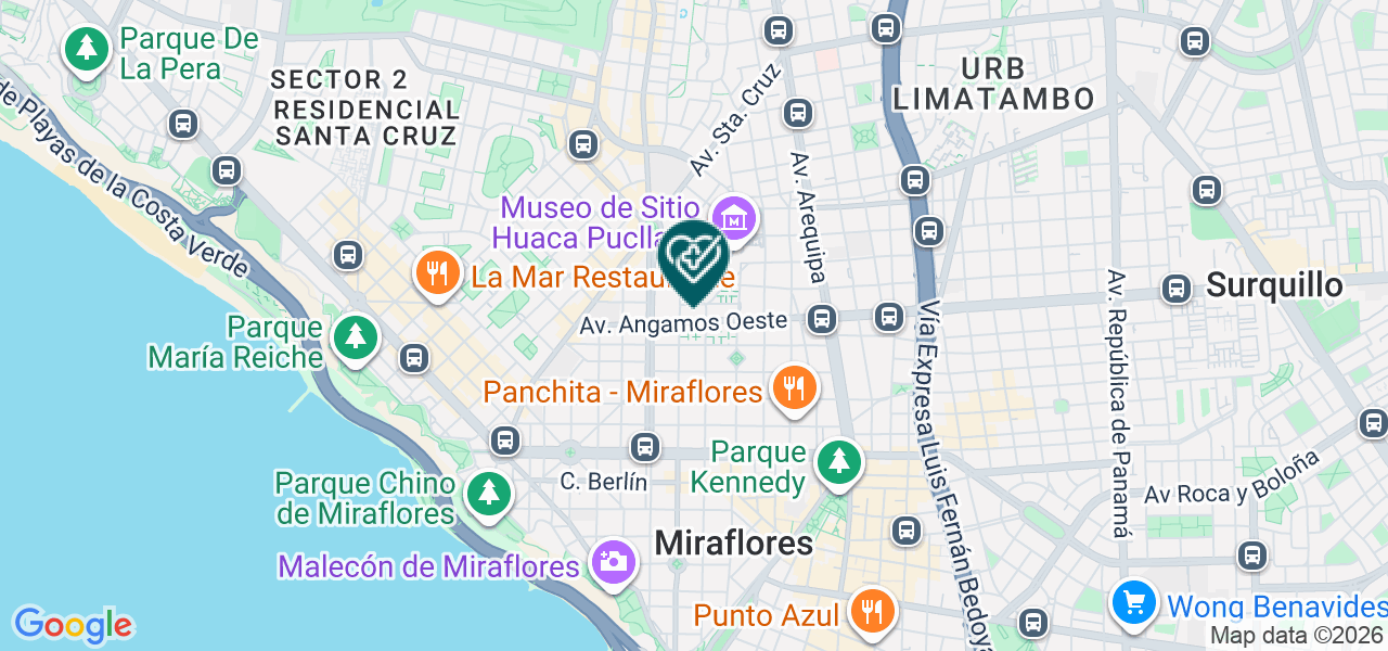 Mapa de Consultorio Médico Cabrera Calderón