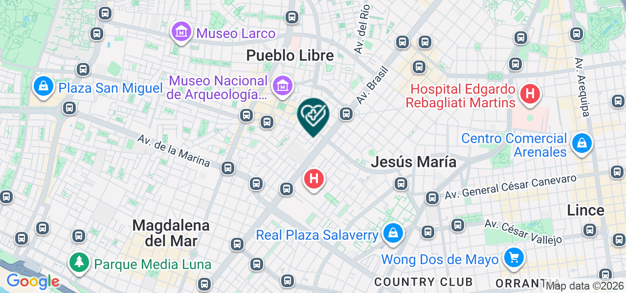 Mapa de Fisioirsan