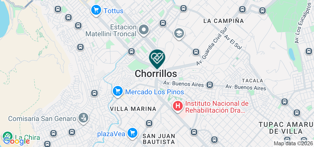 Mapa de Vida Plus Servicios Medicos Integrales