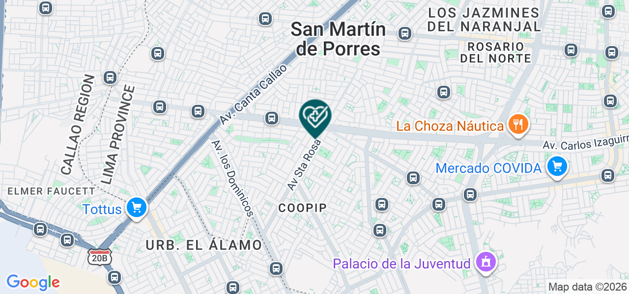 Mapa de Consultorio Dental Arias