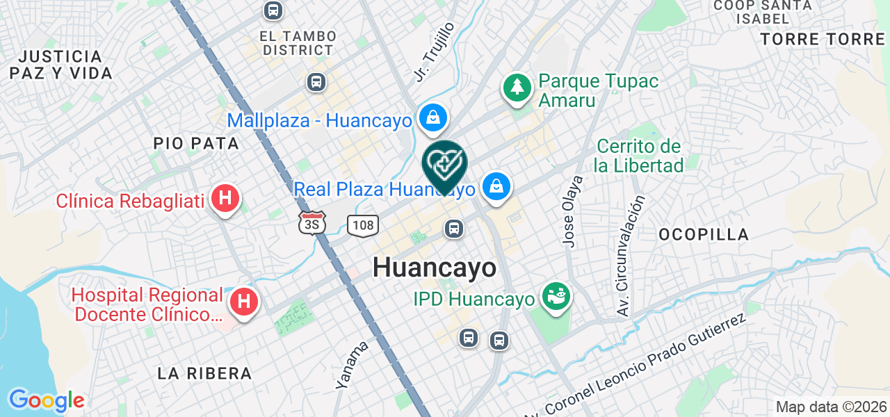 Mapa de Centro Médico San Juan Bautista