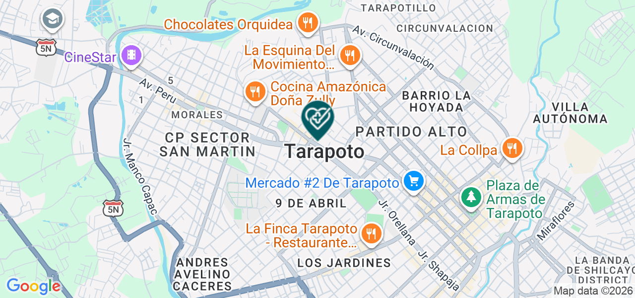 Mapa de Consultorio Dental Xarydent