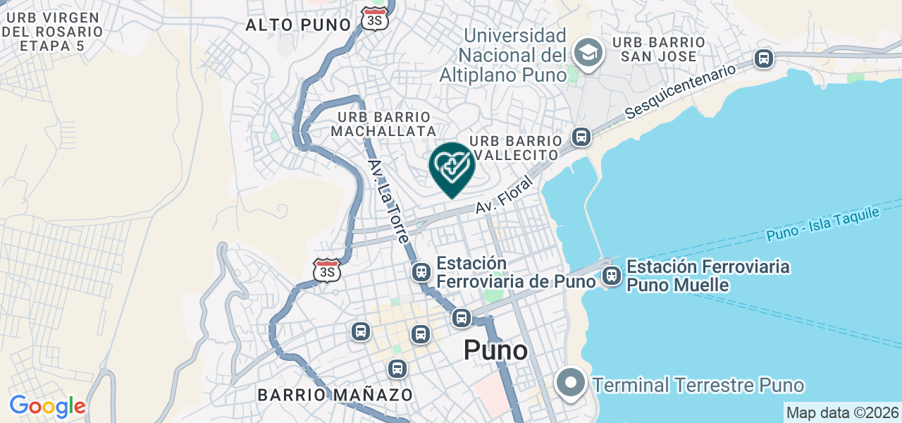 Mapa de Clinica Medical Sur