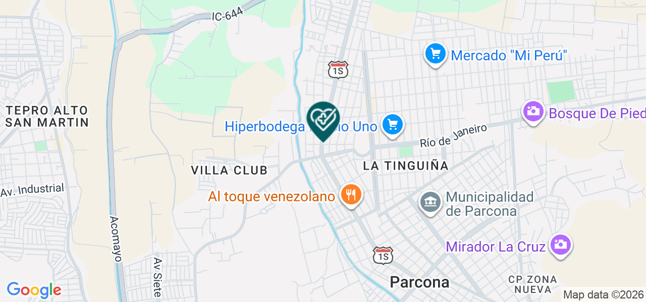 Mapa de Glaucor