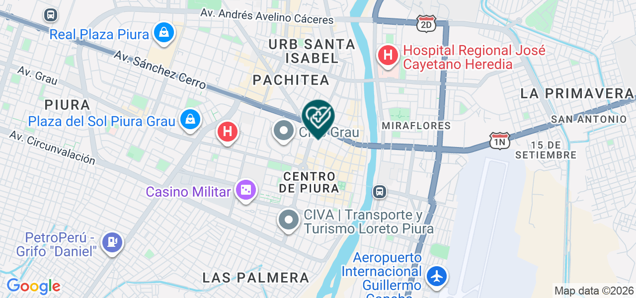 Mapa de Centro Odontologico Y&c
