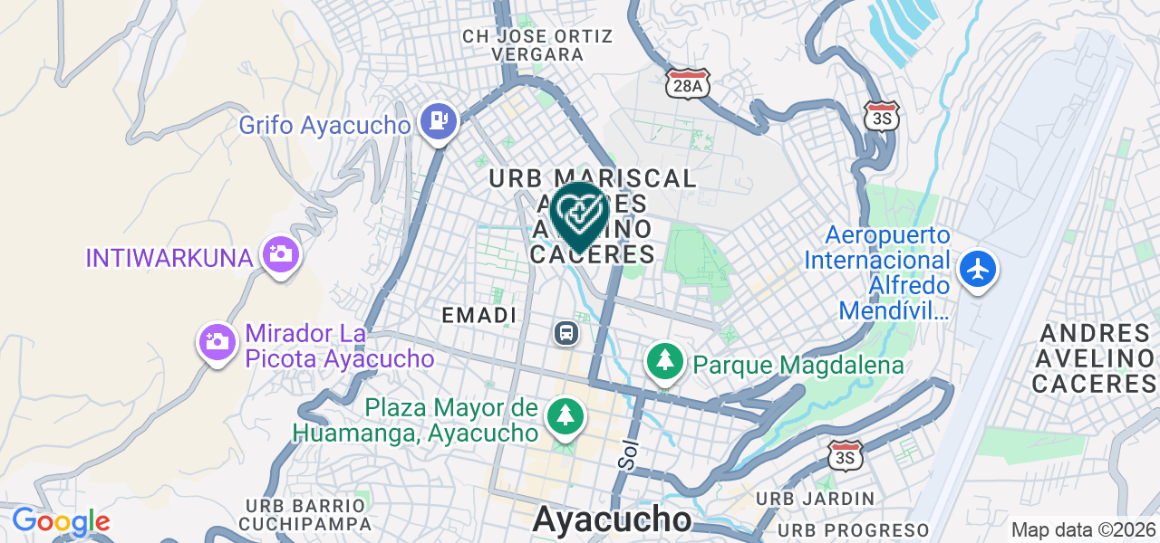 Mapa de Consultorio Medico Perulab