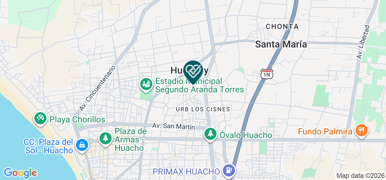 Mapa de Consultorio Médico Señor de los Milagros