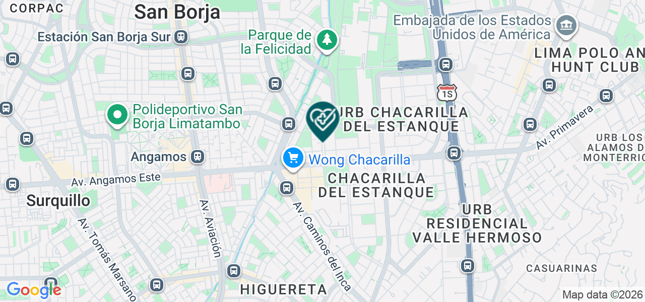 Mapa de Renova Medic - Sede Chacarilla