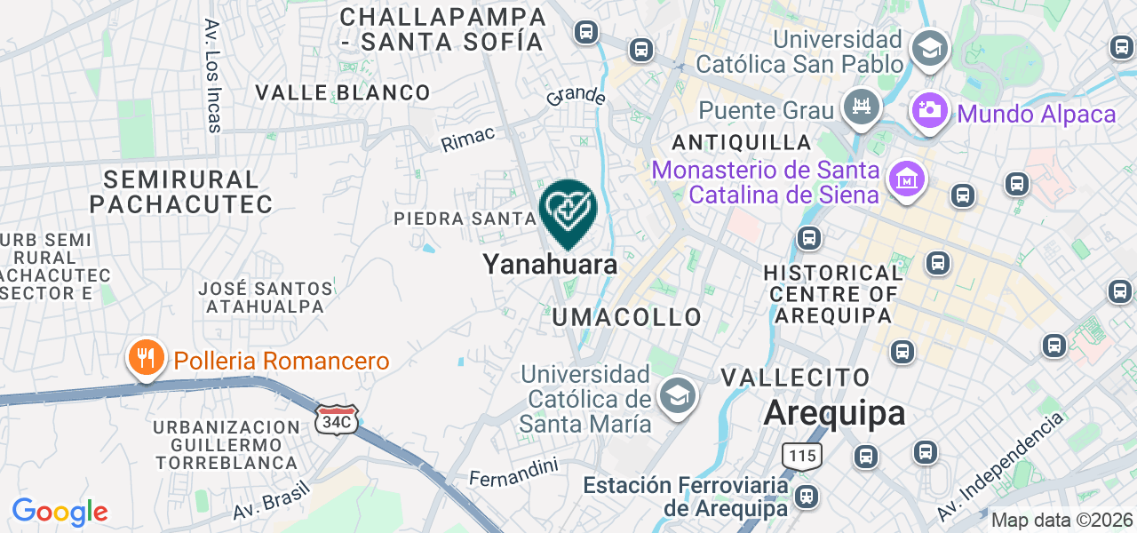 Mapa de Cardiowasi Salud