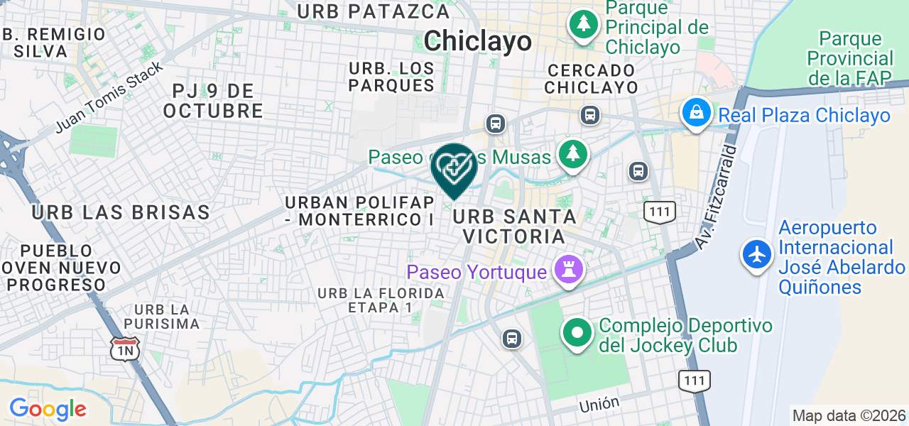 Mapa de Cedo Rehab EIRL