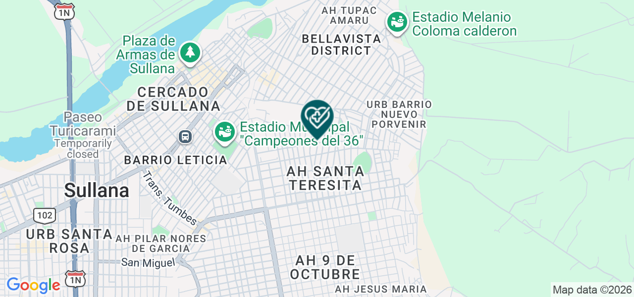 Mapa de Centro Médico Estétco Aldanna