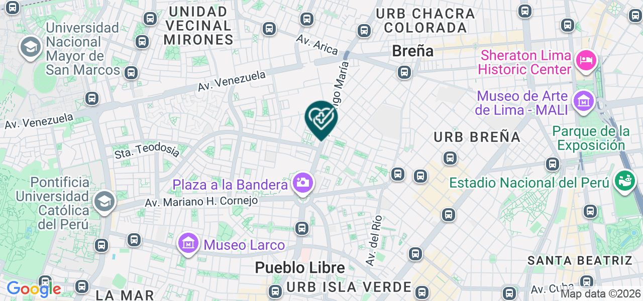 Mapa de Consultorio Medico Obstetrico Onifem