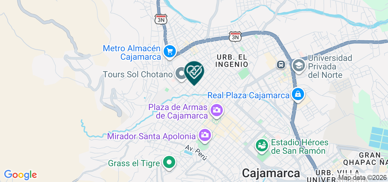 Mapa de Viomed