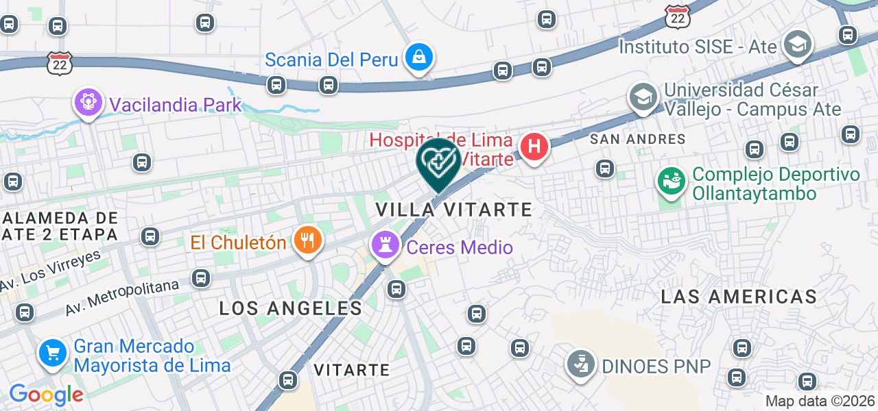 Mapa de Consultorio Ginecologico y Obstetrico