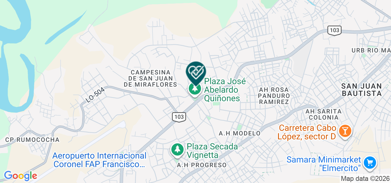 Mapa de Centro Odontologico Tudent
