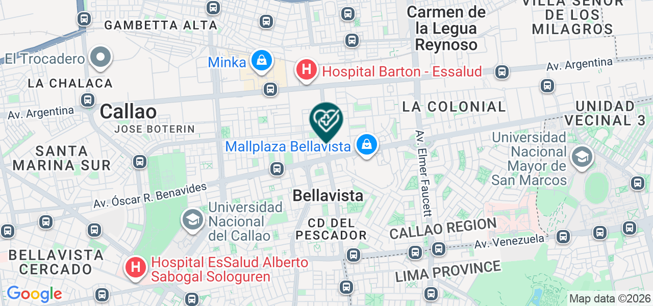 Mapa de Consultorio Dental Dentinova