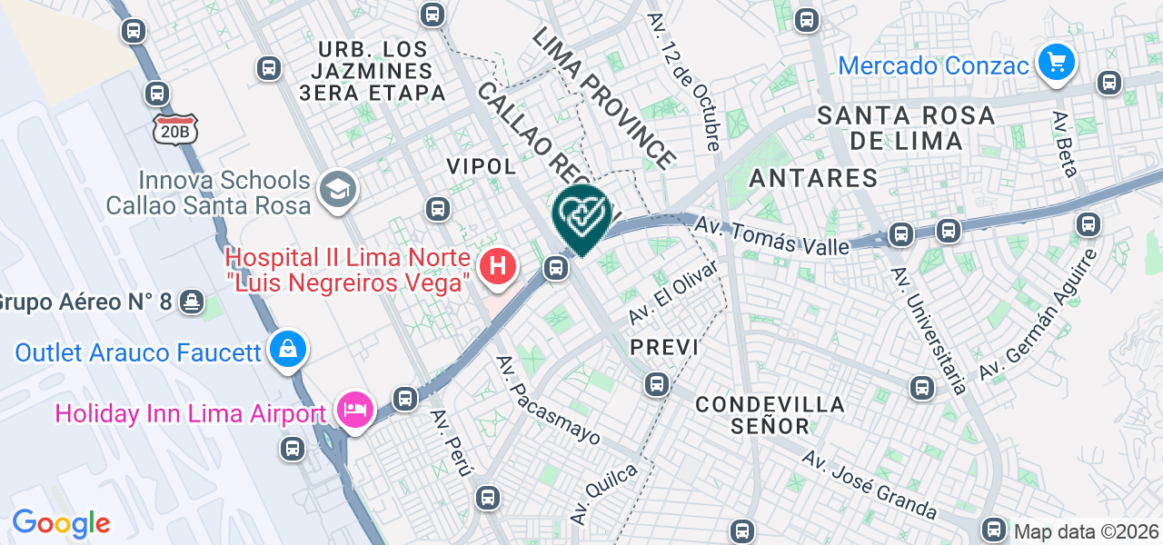 Mapa de Consultorio Psicologico Cale