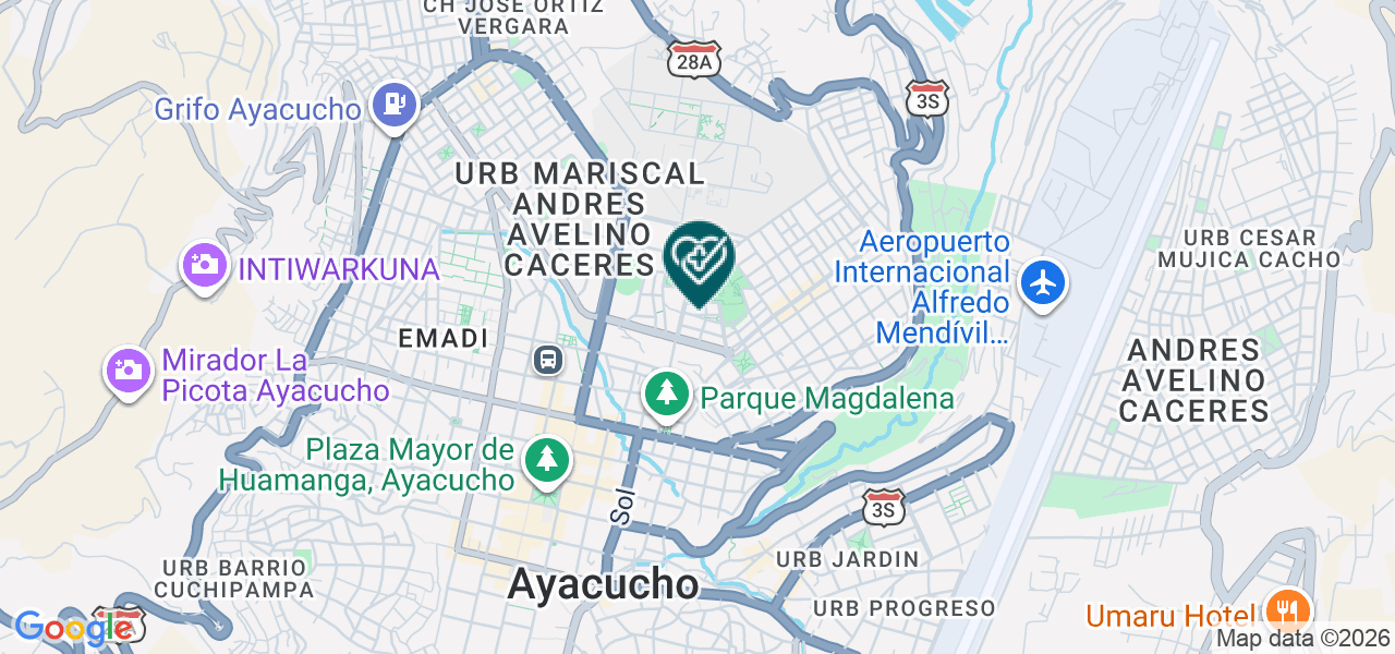 Mapa de Servicio Medico de Apoyo al Diagnostico “francisco Redi