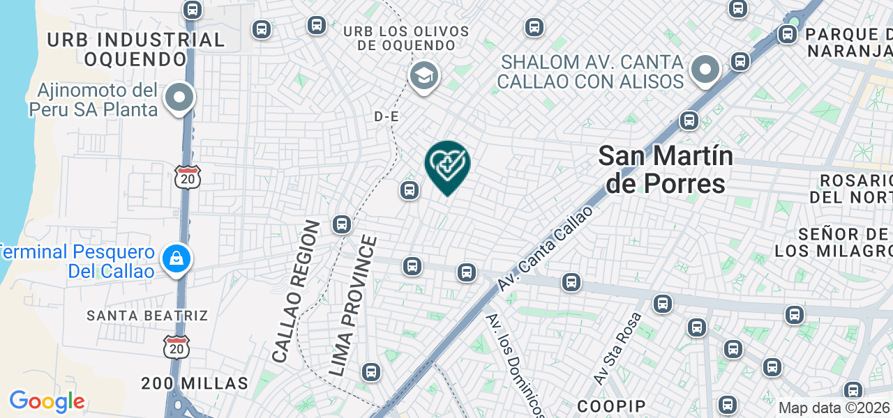 Mapa de Consultorio Zonadentalc
