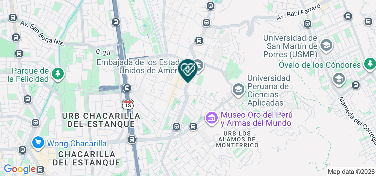 Mapa de Dermolaser