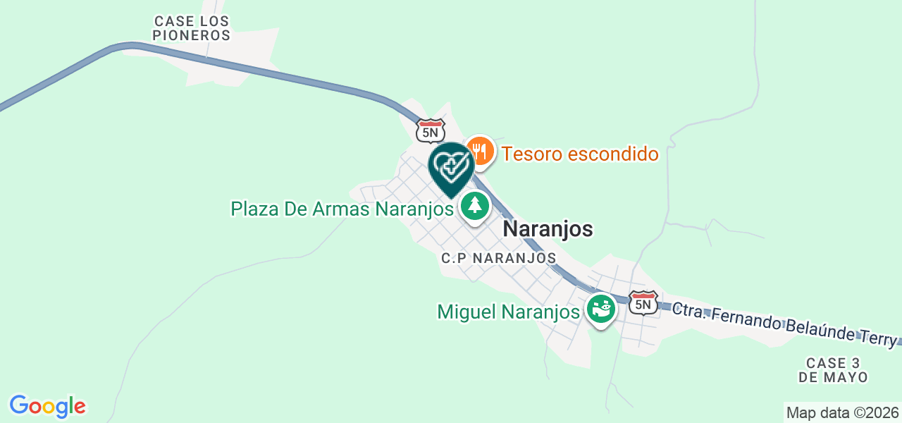 Mapa de Consultorio Odontologico Altamirano Jf