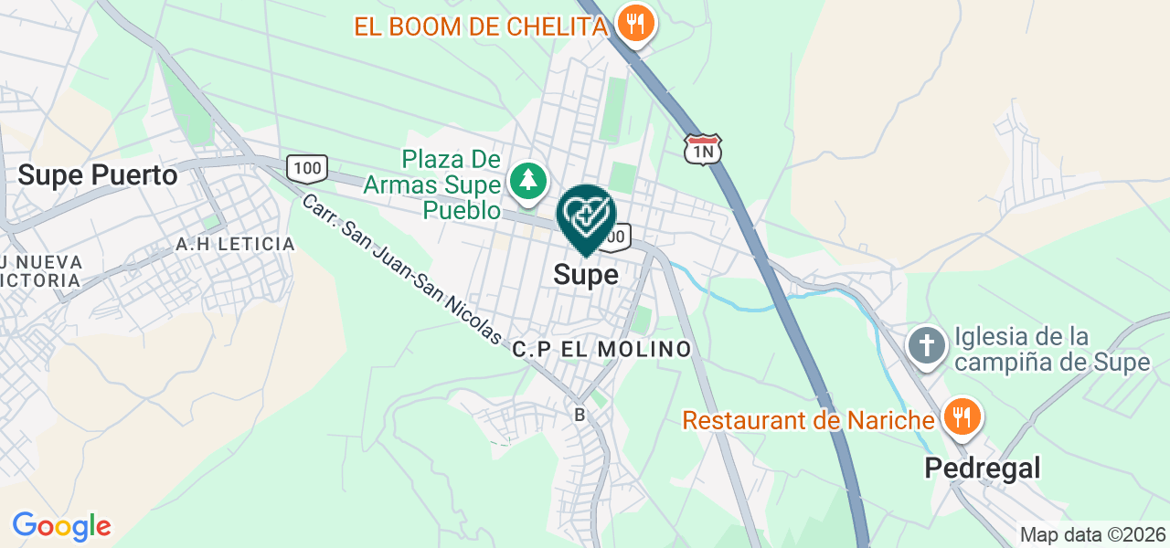 Mapa de Centro Odontologico Cumbre