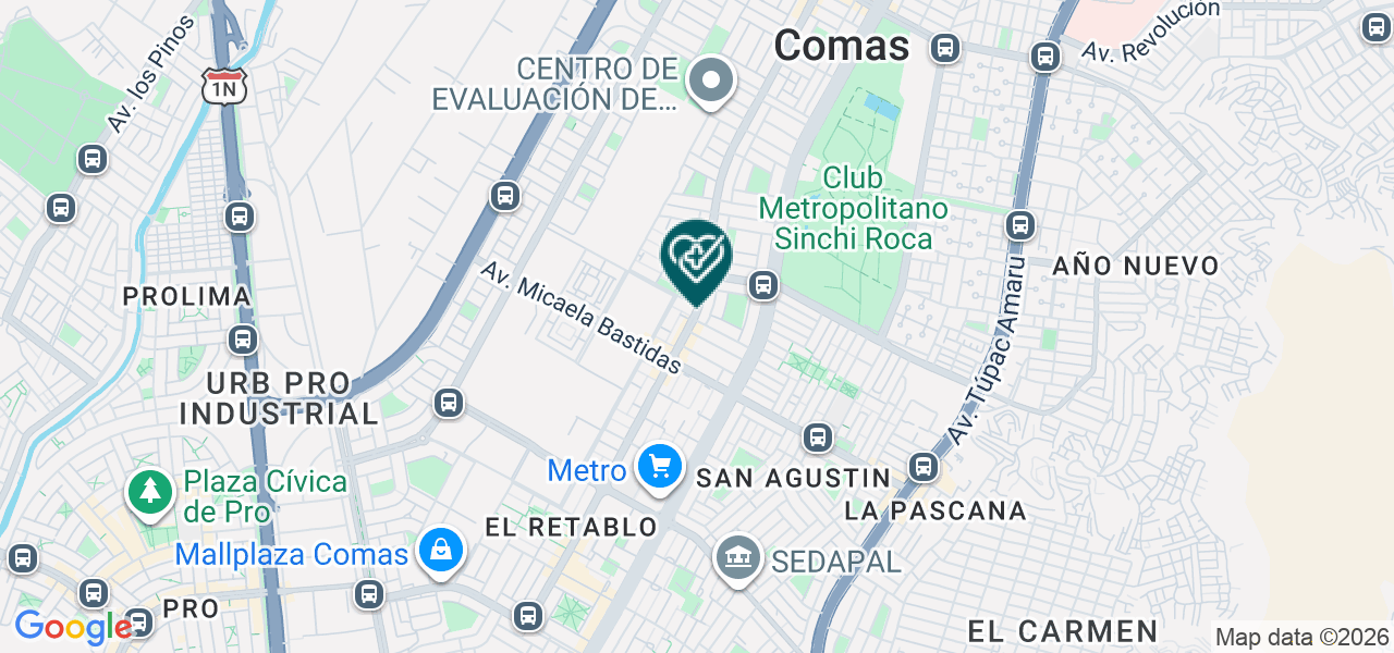 Mapa de Allegra Odontologia Integral