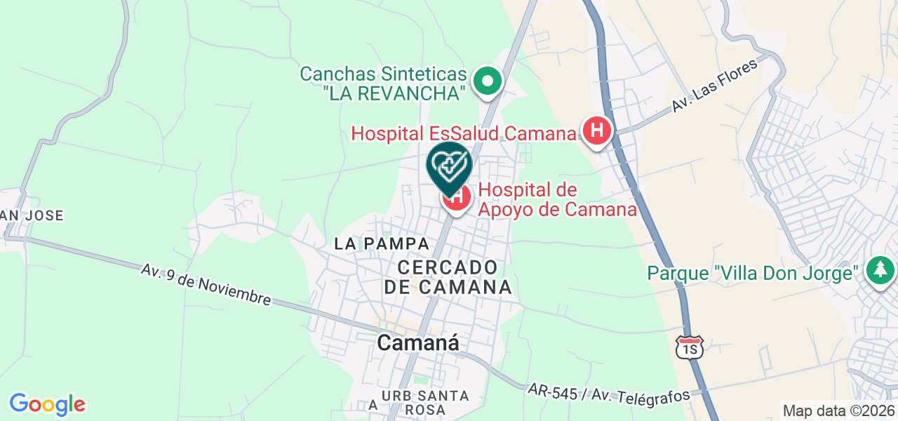 Mapa de Centro Medico Quirurgico Americano EIRL
