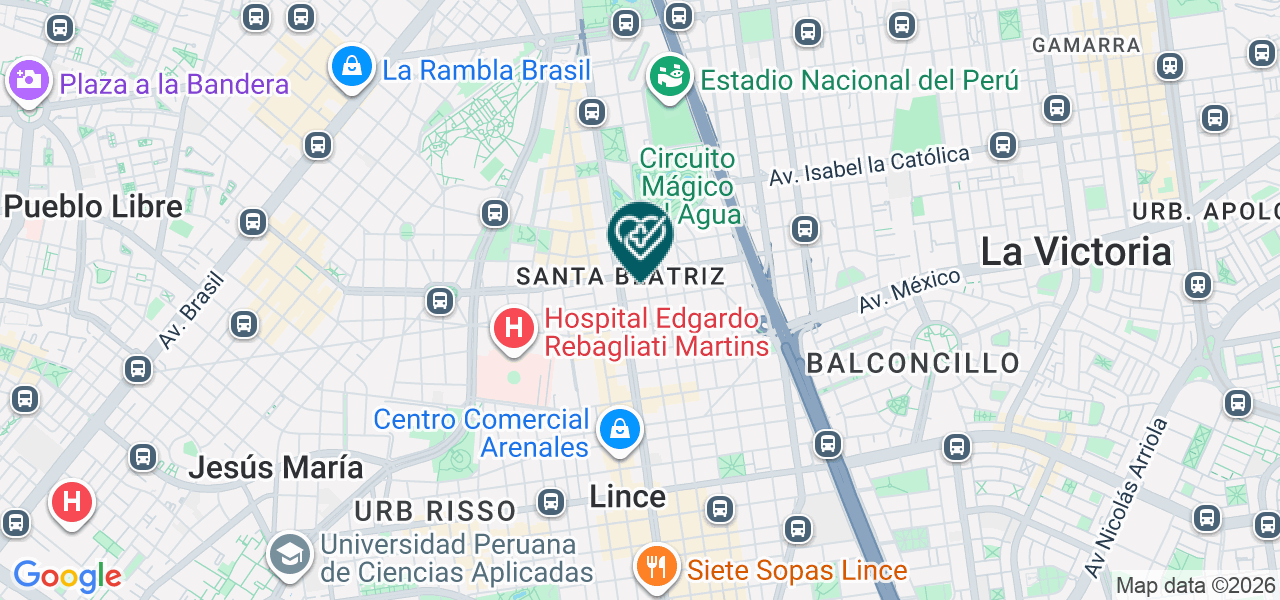 Mapa de Consultorio Dental Mgs