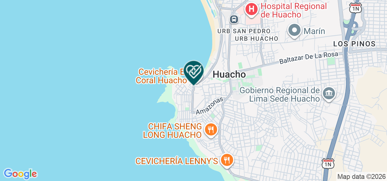 Mapa de Policlinico Parroquial San Antonio Abad